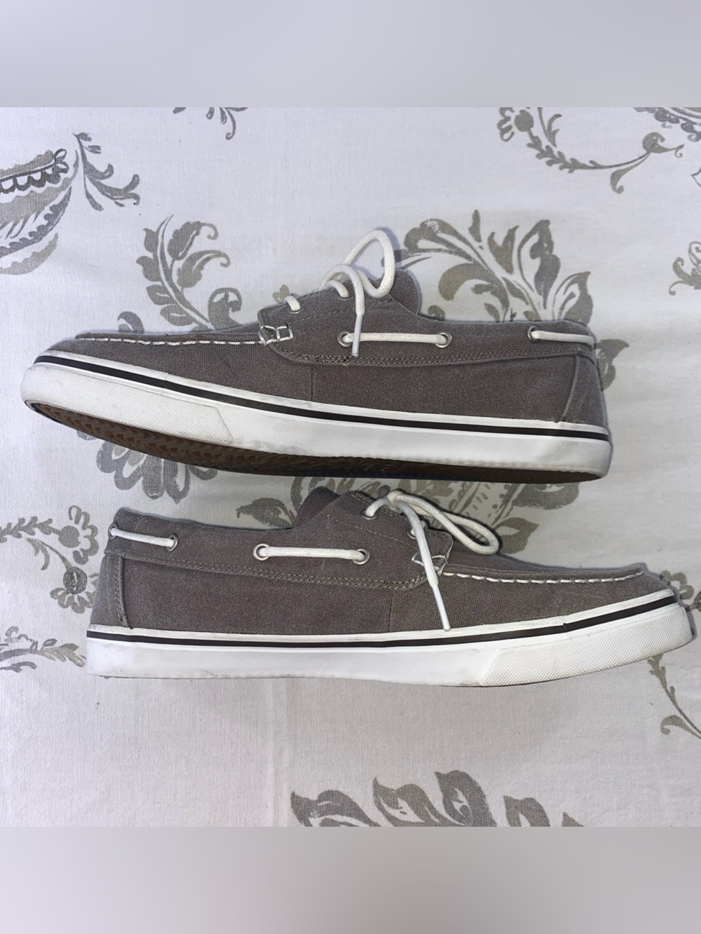 Timberland Earthkeepers Men's Gray Canvas Lace-Up Boat Shoes
Size 10 - Picture 5 of 11